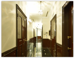 清潔感のある廊下